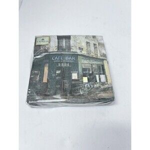 Street of france 20 napkins paper